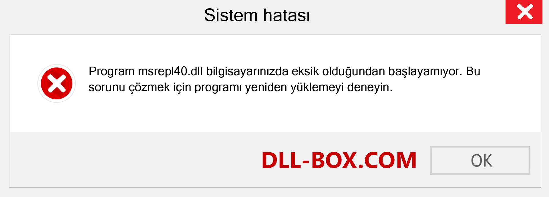 msrepl40.dll dosyası eksik mi? Windows 7, 8, 10 için İndirin - Windows'ta msrepl40 dll Eksik Hatasını Düzeltin, fotoğraflar, resimler